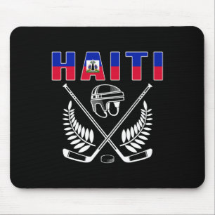 Haiti Eishockeyfans Trikot - Unterstützen Sie hait Mousepad