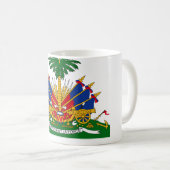 Haiti-Emblem Kaffeetasse (VorderseiteRechts)