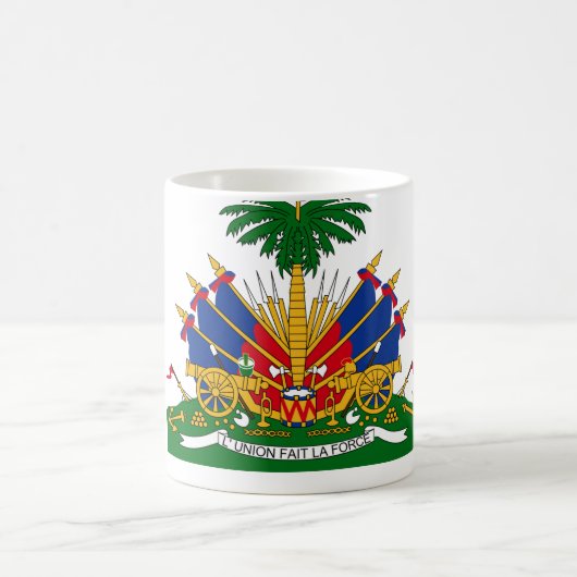 Haiti-Emblem Kaffeetasse (Mittel)