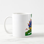 Haiti-Emblem Kaffeetasse (Links)