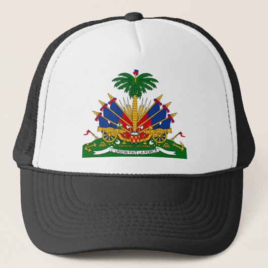 Haiti-Emblem Truckerkappe (Vorderseite)