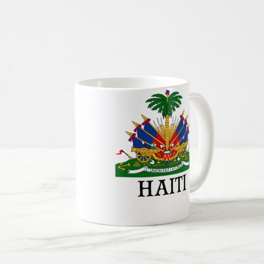HAITI - Emblem/Wappen/Flagge/Symbol Kaffeetasse (VorderseiteRechts)