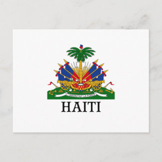 HAITI - Emblem/Wappen/Flagge/Symbol Postkarte