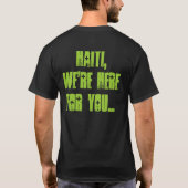 Haiti-Entlastung von, USA T-Shirt (Rückseite)