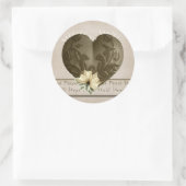 Haiti-Entlastungs-Valentinsgruß-Aufkleber Runder Aufkleber (Tasche)