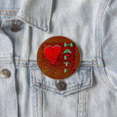 Haiti-Entlastungs-Valentinsgruß-Knöpfe Button (Beispiel)