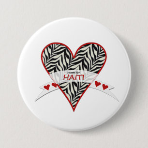 Haiti-Entlastungs-Valentinsgruß-Knöpfe Button