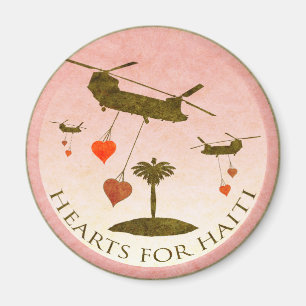 Haiti-Entlastungvalentine-Kühlschrankmagnete Magnet