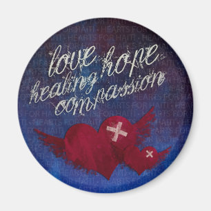 Haiti-Entlastungvalentine-Kühlschrankmagnete Magnet