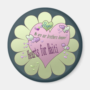 Haiti-Entlastungvalentine-Kühlschrankmagnete Magnet