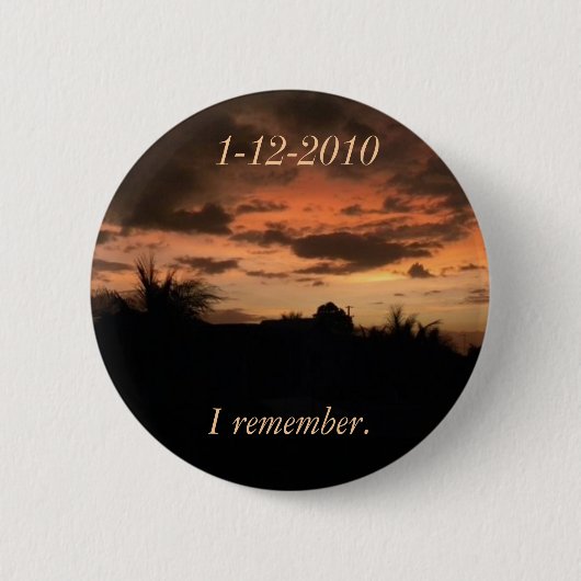 Haiti-Erdbeben Button (Vorderseite)