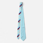 Haiti flag-coat of arms neck tie krawatte (Rückseite)