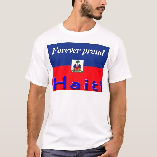 Haiti Flag Herren T - Shirts (Vorderseite)
