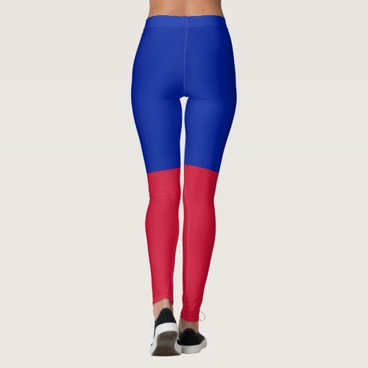 Haiti flag  leggings (Rückseite)