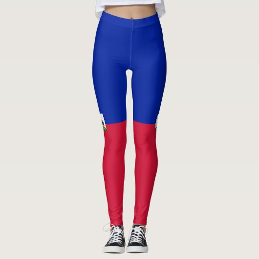Haiti flag leggings (Vorderseite)