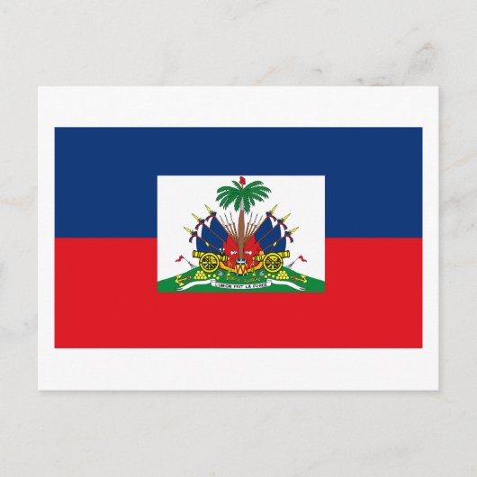 Haiti Flag Postkarte (Vorderseite)