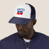 Haiti-Flagge 1 Truckerkappe (Beispiel)