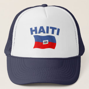 Haiti-Flagge 1 Truckerkappe