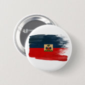 Haiti-Flagge Button (Vorne & Hinten)
