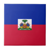 Haiti-Flagge Fliese (Vorderseite)