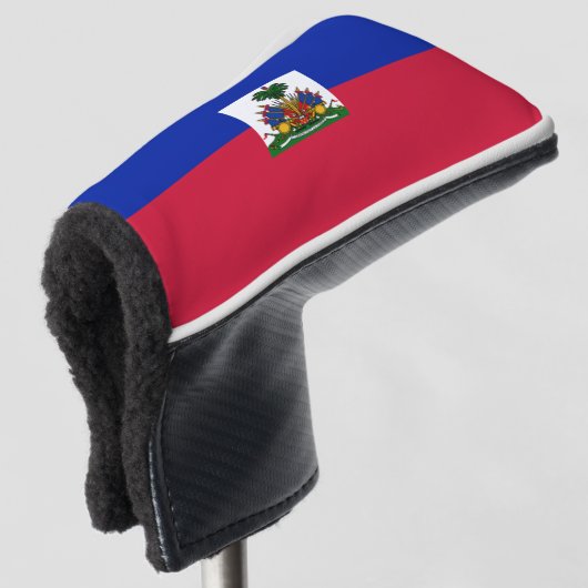 Haiti-Flagge Golf Headcover (3/4 Vorderseite)