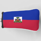 Haiti-Flagge Golf Headcover (Vorderseite)