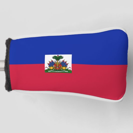 Haiti-Flagge Golf Headcover (Vorderseite)
