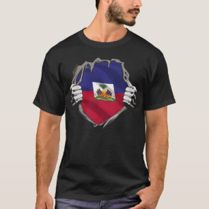Haiti-Flagge Haitianischer Stolz Wo Freund T-Shirt