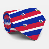 Haiti-Flagge HT Krawatte (Gerollt)