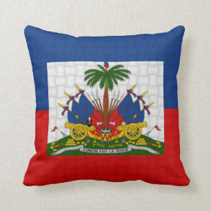 Haiti-Flagge Kissen