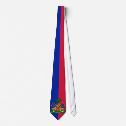 Haiti-Flagge Krawatte (Vorderseite)