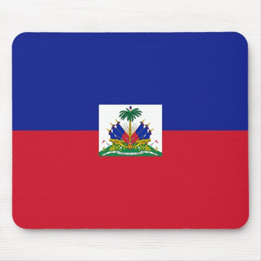 Haiti-Flagge Mousepad (Vorne)