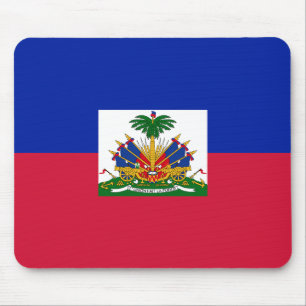 Haiti-Flagge Mousepad