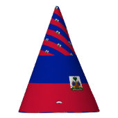 Haiti-Flagge Partyhütchen (Rechts)