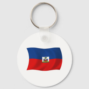 Haiti-Flagge Schlüsselanhänger