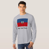 Haiti-Flagge T-Shirt (Vorne ganz)