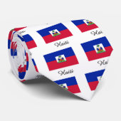 Haiti-Flaggen-Entwurf Krawatte (Gerollt)