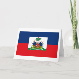 Haiti-Flaggen-Gruß-Karte Karte