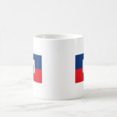 Haiti-Flaggen-Tasse Kaffeetasse (Mittel)