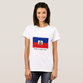 Haiti-Flaggent-shirt T-Shirt (Vorne ganz)