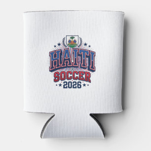 Haiti Fußball 2026 Fußball Fett Land Typografie C Dosenkühler
