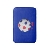 Haiti Fußball Badematte (Vorderseite Vertikal)