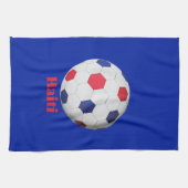 Haiti Fußball Geschirrtuch (Horizontal)