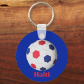 Haiti Fußball Schlüsselanhänger (Vorderseite)