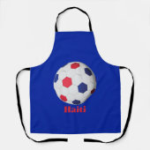 Haiti Fußball Schürze (Vorderseite)