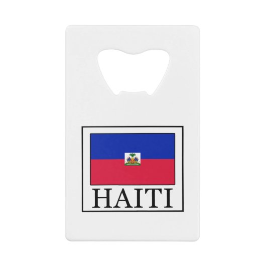 Haiti Geldkarten Flaschenöffner (Vorderseite)