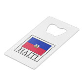 Haiti Geldkarten Flaschenöffner (Vorderseite Schrägansicht)