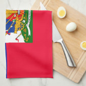 Haiti Geschirrtuch (Viertel Falte)