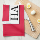 Haiti Geschirrtuch (Viertel Falte)