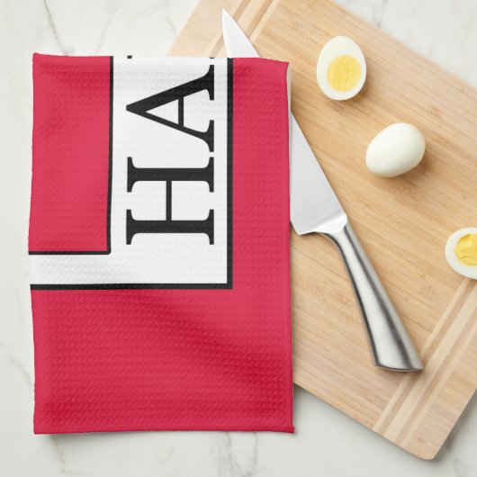 Haiti Geschirrtuch (Viertel Falte)